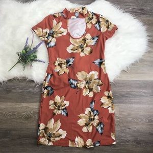 Cleo apparel choker style bodycon dress size M